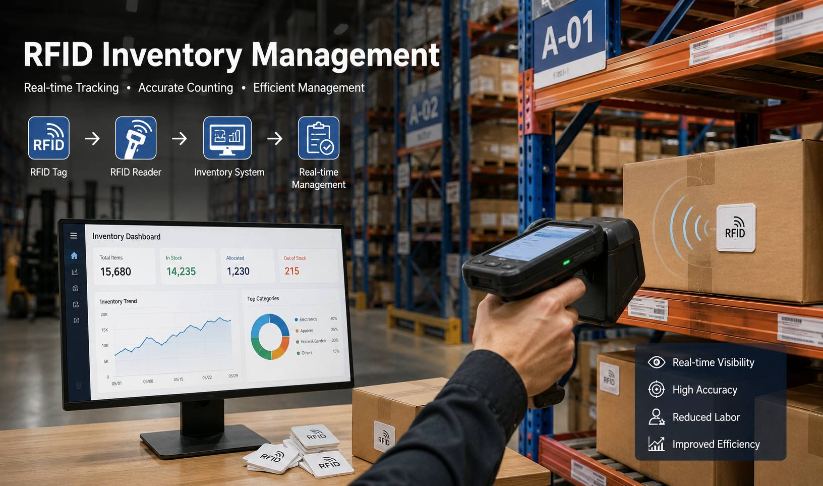 Gestión de inventario RFID