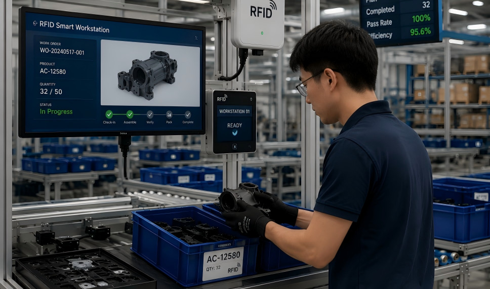 Seguimiento de productos en proceso mediante RFID